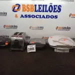 LOTE 188 - 01 TORRADEIRA EM INOX, 03 SANDUICHEIRAS E 01 BATEDEIRA. (NO ESTADO) ATENÇÃO! FAZER A VISITAÇÃO ANTES DE ARREMATAR, NÃO SABEMOS SE FUNCIONA. LEILÃO NÃO TEM GARANTIA E NEM DEVOLUÇÃO, SUJEITO A POSSÍVEIS AVARIAS VISÍVEIS/OCULTAS E/OU AUSÊNCIA DE COMPONENTES.