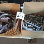 LOTE 233 - 01 LOTE C/GRANDE QUANTIDADE DE MATERIAIS HIDRÁULICOS E ELÉTRICOS. (NO ESTADO) ATENÇÃO! FAZER A VISITAÇÃO ANTES DE ARREMATAR, NÃO SABEMOS SE FUNCIONA. LEILÃO NÃO TEM GARANTIA E NEM DEVOLUÇÃO, SUJEITO A POSSÍVEIS AVARIAS VISÍVEIS/OCULTAS E/OU AUSÊNCIA DE COMPONENTES.