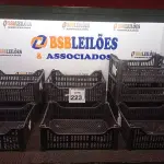 LOTE 223 - 10 CESTAS ORGANIZADORAS NA COR PRETA. (NO ESTADO) ATENÇÃO! FAZER A VISITAÇÃO ANTES DE ARREMATAR, NÃO SABEMOS SE FUNCIONA. LEILÃO NÃO TEM GARANTIA E NEM DEVOLUÇÃO, SUJEITO A POSSÍVEIS AVARIAS VISÍVEIS/OCULTAS E/OU AUSÊNCIA DE COMPONENTES.