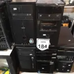LOTE 184 - 05 CPU’S MARCAS E MODELOS DIVERSOS. (NO ESTADO) ATENÇÃO! FAZER A VISITAÇÃO ANTES DE ARREMATAR, NÃO SABEMOS SE FUNCIONA. LEILÃO NÃO TEM GARANTIA E NEM DEVOLUÇÃO, SUJEITO A POSSÍVEIS AVARIAS VISÍVEIS/OCULTAS E/OU AUSÊNCIA DE COMPONENTES.