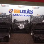 LOTE 176 - 10 CESTAS ORGANIZADORAS NA COR PRETA. (NO ESTADO) ATENÇÃO! FAZER A VISITAÇÃO ANTES DE ARREMATAR, NÃO SABEMOS SE FUNCIONA. LEILÃO NÃO TEM GARANTIA E NEM DEVOLUÇÃO, SUJEITO A POSSÍVEIS AVARIAS VISÍVEIS/OCULTAS E/OU AUSÊNCIA DE COMPONENTES.