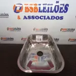 LOTE 119 - 01 CUBA INOX N1 AÇO 430 3.1/2 46X30X14 FABRINOX .(NOVA)(NO ESTADO) ATENÇÃO! FAZER A VISITAÇÃO ANTES DE ARREMATAR, NÃO SABEMOS SE FUNCIONA. LEILÃO NÃO TEM GARANTIA E NEM DEVOLUÇÃO, SUJEITO A POSSÍVEIS AVARIAS VISÍVEIS/OCULTAS E/OU AUSÊNCIA DE COMPONENTES.