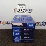 LOTE 337 - 05 REFLETORES LED AMBIENTE EXTERNO100W. (NO ESTADO) ATENÇÃO! FAZER A VISITAÇÃO ANTES DE ARREMATAR, NÃO SABEMOS SE FUNCIONA. LEILÃO NÃO TEM GARANTIA E NEM DEVOLUÇÃO, SUJEITO A POSSÍVEIS AVARIAS VISÍVEIS/OCULTAS E/OU AUSÊNCIA DE COMPONENTES.