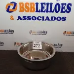 LOTE 272 - 01 CUBA EM INOX N°32 AÇO 430 32X14 MARCA FABRINOX.(NOVA) (NO ESTADO) ATENÇÃO! FAZER A VISITAÇÃO ANTES DE ARREMATAR, NÃO SABEMOS SE FUNCIONA. LEILÃO NÃO TEM GARANTIA E NEM DEVOLUÇÃO, SUJEITO A POSSÍVEIS AVARIAS VISÍVEIS/OCULTAS E/OU AUSÊNCIA DE COMPONENTES.