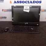 LOTE 355 - 01 ALL IN ONE MARCA HP C/TECLADO E MOUSE. (NO ESTADO) ATENÇÃO! FAZER A VISITAÇÃO ANTES DE ARREMATAR, NÃO SABEMOS SE FUNCIONA. LEILÃO NÃO TEM GARANTIA E NEM DEVOLUÇÃO, SUJEITO A POSSÍVEIS AVARIAS VISÍVEIS/OCULTAS E/OU AUSÊNCIA DE COMPONENTES.