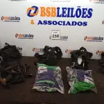 LOTE 258 - 07 CINTOS DE SEGURANÇA PARAQUEDISTA. (NO ESTADO) ATENÇÃO! FAZER A VISITAÇÃO ANTES DE ARREMATAR, NÃO SABEMOS SE FUNCIONA. LEILÃO NÃO TEM GARANTIA E NEM DEVOLUÇÃO, SUJEITO A POSSÍVEIS AVARIAS VISÍVEIS/OCULTAS E/OU AUSÊNCIA DE COMPONENTES.