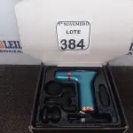 LOTE 384 - 01 PISTOLA MASSAGEADORA 25W. (NOVO) (NO ESTADO) ATENÇÃO! FAZER A VISITAÇÃO ANTES DE ARREMATAR, NÃO SABEMOS SE FUNCIONA. LEILÃO NÃO TEM GARANTIA E NEM DEVOLUÇÃO, SUJEITO A POSSÍVEIS AVARIAS VISÍVEIS/OCULTAS E/OU AUSÊNCIA DE COMPONENTES.
