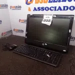 LOTE 355 - 01 ALL IN ONE MARCA HP C/TECLADO E MOUSE. (NO ESTADO) ATENÇÃO! FAZER A VISITAÇÃO ANTES DE ARREMATAR, NÃO SABEMOS SE FUNCIONA. LEILÃO NÃO TEM GARANTIA E NEM DEVOLUÇÃO, SUJEITO A POSSÍVEIS AVARIAS VISÍVEIS/OCULTAS E/OU AUSÊNCIA DE COMPONENTES.