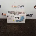 LOTE 327 - 01 FERRO A VAPOR P/ PASSAR ROUPAS ELECTROLUX COR BRANCA C/AZUL (NOVO). (NO ESTADO) ATENÇÃO! FAZER A VISITAÇÃO ANTES DE ARREMATAR, NÃO SABEMOS SE FUNCIONA. LEILÃO NÃO TEM GARANTIA E NEM DEVOLUÇÃO, SUJEITO A POSSÍVEIS AVARIAS VISÍVEIS/OCULTAS E/OU AUSÊNCIA DE COMPONENTES.