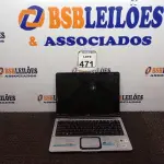 LOTE 471 - 01 NOTEBOOK MARCA HP. (NO ESTADO) ATENÇÃO! FAZER A VISITAÇÃO ANTES DE ARREMATAR, NÃO SABEMOS SE FUNCIONA. LEILÃO NÃO TEM GARANTIA E NEM DEVOLUÇÃO, SUJEITO A POSSÍVEIS AVARIAS VISÍVEIS/OCULTAS E/OU AUSÊNCIA DE COMPONENTES.