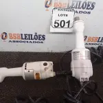 LOTE 501 - 02 SERRAS DE CORTAR GESSO. (NO ESTADO) ATENÇÃO! FAZER A VISITAÇÃO ANTES DE ARREMATAR, NÃO SABEMOS SE FUNCIONA. LEILÃO NÃO TEM GARANTIA E NEM DEVOLUÇÃO, SUJEITO A POSSÍVEIS AVARIAS VISÍVEIS/OCULTAS E/OU AUSÊNCIA DE COMPONENTES.