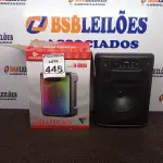 LOTE 448 - 01 CAIXA DE SOM PORTÁTIL GRASEP MODELO D-8108. (NOVO) (NO ESTADO) ATENÇÃO! FAZER A VISITAÇÃO ANTES DE ARREMATAR, NÃO SABEMOS SE FUNCIONA. LEILÃO NÃO TEM GARANTIA E NEM DEVOLUÇÃO, SUJEITO A POSSÍVEIS AVARIAS VISÍVEIS/OCULTAS E/OU AUSÊNCIA DE COMPONENTES.