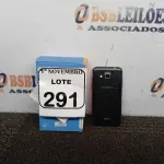 LOTE 291 - 01 CELULAR J3. (NO ESTADO) ATENÇÃO! FAZER A VISITAÇÃO ANTES DE ARREMATAR, NÃO SABEMOS SE FUNCIONA. LEILÃO NÃO TEM GARANTIA E NEM DEVOLUÇÃO, SUJEITO A POSSÍVEIS AVARIAS VISÍVEIS/OCULTAS E/OU AUSÊNCIA DE COMPONENTES.