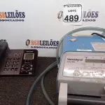 LOTE 489 - 01 COMPRESSOR VASCULAR E 01 APARELHO DE TELEFONE. (NO ESTADO) ATENÇÃO! FAZER A VISITAÇÃO ANTES DE ARREMATAR, NÃO SABEMOS SE FUNCIONA. LEILÃO NÃO TEM GARANTIA E NEM DEVOLUÇÃO, SUJEITO A POSSÍVEIS AVARIAS VISÍVEIS/OCULTAS E/OU AUSÊNCIA DE COMPONENTES.