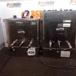 LOTE 496 - 02 CAFETEIRAS EM INOX MARCA UNIVERSAL. (NO ESTADO) ATENÇÃO! FAZER A VISITAÇÃO ANTES DE ARREMATAR, NÃO SABEMOS SE FUNCIONA. LEILÃO NÃO TEM GARANTIA E NEM DEVOLUÇÃO, SUJEITO A POSSÍVEIS AVARIAS VISÍVEIS/OCULTAS E/OU AUSÊNCIA DE COMPONENTES.