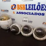 LOTE 495 - 01 LOTE COM 04 CÂMERAS DOMES. (NO ESTADO) ATENÇÃO! FAZER A VISITAÇÃO ANTES DE ARREMATAR, NÃO SABEMOS SE FUNCIONA. LEILÃO NÃO TEM GARANTIA E NEM DEVOLUÇÃO, SUJEITO A POSSÍVEIS AVARIAS VISÍVEIS/OCULTAS E/OU AUSÊNCIA DE COMPONENTES.
