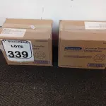 LOTE 339 - 02 CAIXAS COM SAQUINHOS PLÁSTICOS PARA DESCARTES DE ABSORVENTES, CONTEM 10 PERFIS COM 60 UNIDADES CADA. (NO ESTADO) ATENÇÃO! FAZER A VISITAÇÃO ANTES DE ARREMATAR, NÃO SABEMOS SE FUNCIONA. LEILÃO NÃO TEM GARANTIA E NEM DEVOLUÇÃO, SUJEITO A POSSÍVEIS AVARIAS VISÍVEIS/OCULTAS E/OU AUSÊNCIA DE COMPONENTES.
