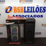 LOTE 303 - 01 CAIXA DE SOM WIRELESS SPEAKER. (NO ESTADO) ATENÇÃO! FAZER A VISITAÇÃO ANTES DE ARREMATAR, NÃO SABEMOS SE FUNCIONA. LEILÃO NÃO TEM GARANTIA E NEM DEVOLUÇÃO, SUJEITO A POSSÍVEIS AVARIAS VISÍVEIS/OCULTAS E/OU AUSÊNCIA DE COMPONENTES.