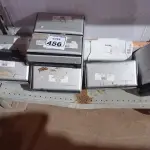 LOTE 456 - 09 SCANNERS MARCAS FUJITSU. (NO ESTADO) ATENÇÃO! FAZER A VISITAÇÃO ANTES DE ARREMATAR, NÃO SABEMOS SE FUNCIONA. LEILÃO NÃO TEM GARANTIA E NEM DEVOLUÇÃO, SUJEITO A POSSÍVEIS AVARIAS VISÍVEIS/OCULTAS E/OU AUSÊNCIA DE COMPONENTES.