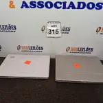 LOTE 315 - 02 NOTEBOOKS MARCAS E MODELOS DIVERSOS P/RETIRADA DE PEÇAS. (NO ESTADO) ATENÇÃO! FAZER A VISITAÇÃO ANTES DE ARREMATAR, NÃO SABEMOS SE FUNCIONA. LEILÃO NÃO TEM GARANTIA E NEM DEVOLUÇÃO, SUJEITO A POSSÍVEIS AVARIAS VISÍVEIS/OCULTAS E/OU AUSÊNCIA DE COMPONENTES.