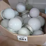 LOTE 481 - 01 LOTE C/VÁRIAS LUMINÁRIAS DE TETO. (NO ESTADO) ATENÇÃO! FAZER A VISITAÇÃO ANTES DE ARREMATAR, NÃO SABEMOS SE FUNCIONA. LEILÃO NÃO TEM GARANTIA E NEM DEVOLUÇÃO, SUJEITO A POSSÍVEIS AVARIAS VISÍVEIS/OCULTAS E/OU AUSÊNCIA DE COMPONENTES.