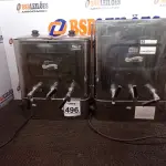 LOTE 496 - 02 CAFETEIRAS EM INOX MARCA UNIVERSAL. (NO ESTADO) ATENÇÃO! FAZER A VISITAÇÃO ANTES DE ARREMATAR, NÃO SABEMOS SE FUNCIONA. LEILÃO NÃO TEM GARANTIA E NEM DEVOLUÇÃO, SUJEITO A POSSÍVEIS AVARIAS VISÍVEIS/OCULTAS E/OU AUSÊNCIA DE COMPONENTES.