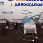 LOTE 489 - 01 COMPRESSOR VASCULAR E 01 APARELHO DE TELEFONE. (NO ESTADO) ATENÇÃO! FAZER A VISITAÇÃO ANTES DE ARREMATAR, NÃO SABEMOS SE FUNCIONA. LEILÃO NÃO TEM GARANTIA E NEM DEVOLUÇÃO, SUJEITO A POSSÍVEIS AVARIAS VISÍVEIS/OCULTAS E/OU AUSÊNCIA DE COMPONENTES.