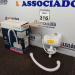 LOTE 316 - 01 TORNEIRA HYDRA MULTI-TEMPERATURA P/ BANCADA 220V. (NO ESTADO) ATENÇÃO! FAZER A VISITAÇÃO ANTES DE ARREMATAR, NÃO SABEMOS SE FUNCIONA. LEILÃO NÃO TEM GARANTIA E NEM DEVOLUÇÃO, SUJEITO A POSSÍVEIS AVARIAS VISÍVEIS/OCULTAS E/OU AUSÊNCIA DE COMPONENTES.