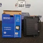 LOTE 337 - 05 REFLETORES LED AMBIENTE EXTERNO100W. (NO ESTADO) ATENÇÃO! FAZER A VISITAÇÃO ANTES DE ARREMATAR, NÃO SABEMOS SE FUNCIONA. LEILÃO NÃO TEM GARANTIA E NEM DEVOLUÇÃO, SUJEITO A POSSÍVEIS AVARIAS VISÍVEIS/OCULTAS E/OU AUSÊNCIA DE COMPONENTES.