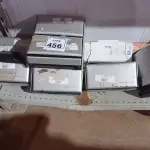LOTE 456 - 09 SCANNERS MARCAS FUJITSU. (NO ESTADO) ATENÇÃO! FAZER A VISITAÇÃO ANTES DE ARREMATAR, NÃO SABEMOS SE FUNCIONA. LEILÃO NÃO TEM GARANTIA E NEM DEVOLUÇÃO, SUJEITO A POSSÍVEIS AVARIAS VISÍVEIS/OCULTAS E/OU AUSÊNCIA DE COMPONENTES.