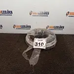 LOTE 310 - 01 ROLO DE FIO FLEXÍVEL 1X10,00MM NA COR PRETA. (NO ESTADO) ATENÇÃO! FAZER A VISITAÇÃO ANTES DE ARREMATAR, NÃO SABEMOS SE FUNCIONA. LEILÃO NÃO TEM GARANTIA E NEM DEVOLUÇÃO, SUJEITO A POSSÍVEIS AVARIAS VISÍVEIS/OCULTAS E/OU AUSÊNCIA DE COMPONENTES.