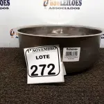 LOTE 272 - 01 CUBA EM INOX N°32 AÇO 430 32X14 MARCA FABRINOX.(NOVA) (NO ESTADO) ATENÇÃO! FAZER A VISITAÇÃO ANTES DE ARREMATAR, NÃO SABEMOS SE FUNCIONA. LEILÃO NÃO TEM GARANTIA E NEM DEVOLUÇÃO, SUJEITO A POSSÍVEIS AVARIAS VISÍVEIS/OCULTAS E/OU AUSÊNCIA DE COMPONENTES.