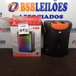 LOTE 448 - 01 CAIXA DE SOM PORTÁTIL GRASEP MODELO D-8108. (NOVO) (NO ESTADO) ATENÇÃO! FAZER A VISITAÇÃO ANTES DE ARREMATAR, NÃO SABEMOS SE FUNCIONA. LEILÃO NÃO TEM GARANTIA E NEM DEVOLUÇÃO, SUJEITO A POSSÍVEIS AVARIAS VISÍVEIS/OCULTAS E/OU AUSÊNCIA DE COMPONENTES.