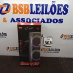 LOTE 303 - 01 CAIXA DE SOM WIRELESS SPEAKER. (NO ESTADO) ATENÇÃO! FAZER A VISITAÇÃO ANTES DE ARREMATAR, NÃO SABEMOS SE FUNCIONA. LEILÃO NÃO TEM GARANTIA E NEM DEVOLUÇÃO, SUJEITO A POSSÍVEIS AVARIAS VISÍVEIS/OCULTAS E/OU AUSÊNCIA DE COMPONENTES.