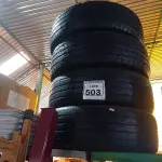 LOTE 503 - 04 PNEUS MEIA-VIDA 265/60/18. (NO ESTADO) ATENÇÃO! FAZER A VISITAÇÃO ANTES DE ARREMATAR, NÃO SABEMOS SE FUNCIONA. LEILÃO NÃO TEM GARANTIA E NEM DEVOLUÇÃO, SUJEITO A POSSÍVEIS AVARIAS VISÍVEIS/OCULTAS E/OU AUSÊNCIA DE COMPONENTES.