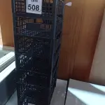LOTE 508 - 10 CESTAS ORGANIZADORAS NA COR PRETA. (NO ESTADO) ATENÇÃO! FAZER A VISITAÇÃO ANTES DE ARREMATAR, NÃO SABEMOS SE FUNCIONA. LEILÃO NÃO TEM GARANTIA E NEM DEVOLUÇÃO, SUJEITO A POSSÍVEIS AVARIAS VISÍVEIS/OCULTAS E/OU AUSÊNCIA DE COMPONENTES.
