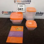 LOTE 341 - 01 CONJUNTO DE POTES DE PLÁSTICO C/ 12 UNIDADES (NOVO). (NO ESTADO) ATENÇÃO! FAZER A VISITAÇÃO ANTES DE ARREMATAR, NÃO SABEMOS SE FUNCIONA. LEILÃO NÃO TEM GARANTIA E NEM DEVOLUÇÃO, SUJEITO A POSSÍVEIS AVARIAS VISÍVEIS/OCULTAS E/OU AUSÊNCIA DE COMPONENTES.