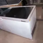 LOTE 114 - 01 FREEZER HORIZONTAL GELOPAC. 220 VOLTS. (NO ESTADO) ATENÇÃO! FAZER A VISITAÇÃO ANTES DE ARREMATAR, NÃO SABEMOS SE FUNCIONA. LEILÃO NÃO TEM GARANTIA E NEM DEVOLUÇÃO, SUJEITO A POSSÍVEIS AVARIAS VISÍVEIS/OCULTAS E/OU AUSÊNCIA DE COMPONENTES.