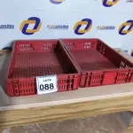 LOTE 088 - 02 CAIXAS ORGANIZADORAS EM PLÁSTICO NA COR VERMELHA. (NO ESTADO) ATENÇÃO! FAZER A VISITAÇÃO ANTES DE ARREMATAR, NÃO SABEMOS SE FUNCIONA. LEILÃO NÃO TEM GARANTIA E NEM DEVOLUÇÃO, SUJEITO A POSSÍVEIS AVARIAS VISÍVEIS/OCULTAS E/OU AUSÊNCIA DE COMPONENTES.