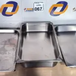 LOTE 067 - 03 CUBAS EM INOX PARA ALIMENTOS. (NO ESTADO) ATENÇÃO! FAZER A VISITAÇÃO ANTES DE ARREMATAR, NÃO SABEMOS SE FUNCIONA. LEILÃO NÃO TEM GARANTIA E NEM DEVOLUÇÃO, SUJEITO A POSSÍVEIS AVARIAS VISÍVEIS/OCULTAS E/OU AUSÊNCIA DE COMPONENTES.