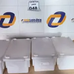 LOTE 048 - 04 CAIXAS ORGANIZADORAS PEQUENAS EM PLÁSTICO. (NO ESTADO) ATENÇÃO! FAZER A VISITAÇÃO ANTES DE ARREMATAR, NÃO SABEMOS SE FUNCIONA. LEILÃO NÃO TEM GARANTIA E NEM DEVOLUÇÃO, SUJEITO A POSSÍVEIS AVARIAS VISÍVEIS/OCULTAS E/OU AUSÊNCIA DE COMPONENTES.