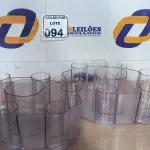 LOTE 094 - 02 BALDES EM ACRÍLICO TRANSPARENTE PARA COMBO. (NO ESTADO) ATENÇÃO! FAZER A VISITAÇÃO ANTES DE ARREMATAR, NÃO SABEMOS SE FUNCIONA. LEILÃO NÃO TEM GARANTIA E NEM DEVOLUÇÃO, SUJEITO A POSSÍVEIS AVARIAS VISÍVEIS/OCULTAS E/OU AUSÊNCIA DE COMPONENTES.