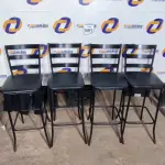 LOTE 091 - 04 BANQUETAS ALTAS. (NO ESTADO) ATENÇÃO! FAZER A VISITAÇÃO ANTES DE ARREMATAR, NÃO SABEMOS SE FUNCIONA. LEILÃO NÃO TEM GARANTIA E NEM DEVOLUÇÃO, SUJEITO A POSSÍVEIS AVARIAS VISÍVEIS/OCULTAS E/OU AUSÊNCIA DE COMPONENTES.