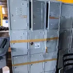 LOTE 176 - 01 ARMÁRIO ROUPEIRO 12 PORTAS. (NO ESTADO) ATENÇÃO! FAZER A VISITAÇÃO ANTES DE ARREMATAR, NÃO SABEMOS SE FUNCIONA. LEILÃO NÃO TEM GARANTIA E NEM DEVOLUÇÃO, SUJEITO A POSSÍVEIS AVARIAS VISÍVEIS/OCULTAS E/OU AUSÊNCIA DE COMPONENTES.