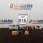 LOTE 015 - 04 CADEADOS MODELOS DIVERSOS DE LATÃO MARCA STAM(NOVO). (NO ESTADO) ATENÇÃO! FAZER A VISITAÇÃO ANTES DE ARREMATAR, NÃO SABEMOS SE FUNCIONA. LEILÃO NÃO TEM GARANTIA E NEM DEVOLUÇÃO, SUJEITO A POSSÍVEIS AVARIAS VISÍVEIS/OCULTAS E/OU AUSÊNCIA DE COMPONENTES.