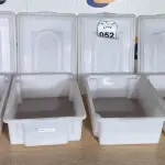 LOTE 052 - 04 CAIXAS ORGANIZADORAS EM PLÁSTICO. (NO ESTADO) ATENÇÃO! FAZER A VISITAÇÃO ANTES DE ARREMATAR, NÃO SABEMOS SE FUNCIONA. LEILÃO NÃO TEM GARANTIA E NEM DEVOLUÇÃO, SUJEITO A POSSÍVEIS AVARIAS VISÍVEIS/OCULTAS E/OU AUSÊNCIA DE COMPONENTES.