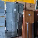 LOTE 169 - 01 ARMÁRIO ROUPEIRO 12 PORTAS. (NO ESTADO) ATENÇÃO! FAZER A VISITAÇÃO ANTES DE ARREMATAR, NÃO SABEMOS SE FUNCIONA. LEILÃO NÃO TEM GARANTIA E NEM DEVOLUÇÃO, SUJEITO A POSSÍVEIS AVARIAS VISÍVEIS/OCULTAS E/OU AUSÊNCIA DE COMPONENTES.