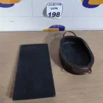 LOTE 198 - 01 TÁBUA DE PEDRA E 01 TRAVESSA DE PEDRA. (NO ESTADO) ATENÇÃO! FAZER A VISITAÇÃO ANTES DE ARREMATAR, NÃO SABEMOS SE FUNCIONA. LEILÃO NÃO TEM GARANTIA E NEM DEVOLUÇÃO, SUJEITO A POSSÍVEIS AVARIAS VISÍVEIS/OCULTAS E/OU AUSÊNCIA DE COMPONENTES.