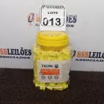 LOTE 013 - 01 POTE DE CONECTORES ELÉTRICOS 20ª AMARELO 2,5 A 4MM²(NOVO). (NO ESTADO) ATENÇÃO! FAZER A VISITAÇÃO ANTES DE ARREMATAR, NÃO SABEMOS SE FUNCIONA. LEILÃO NÃO TEM GARANTIA E NEM DEVOLUÇÃO, SUJEITO A POSSÍVEIS AVARIAS VISÍVEIS/OCULTAS E/OU AUSÊNCIA DE COMPONENTES.