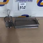 LOTE 192 - 02 CESTAS PARA ALIMENTOS. (NO ESTADO) ATENÇÃO! FAZER A VISITAÇÃO ANTES DE ARREMATAR, NÃO SABEMOS SE FUNCIONA. LEILÃO NÃO TEM GARANTIA E NEM DEVOLUÇÃO, SUJEITO A POSSÍVEIS AVARIAS VISÍVEIS/OCULTAS E/OU AUSÊNCIA DE COMPONENTES.